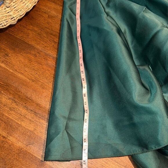 NWOT Alfred Sung Satin Twill One Shoulder A-line Pocket Gown - Picture 9 of 9